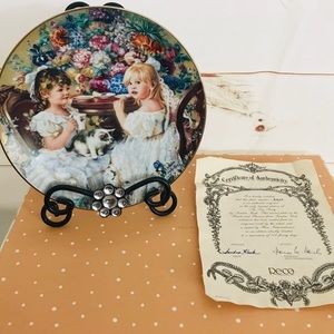 SANDRA KUCK COLLECTION PLATE “THE TEA PARTY”